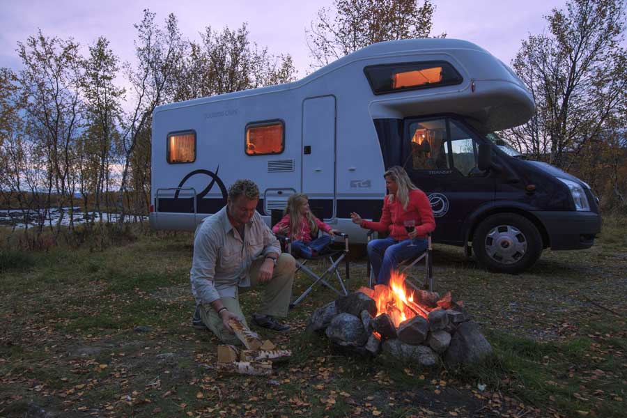 Kamperen met een huurcamper in Noorwegen