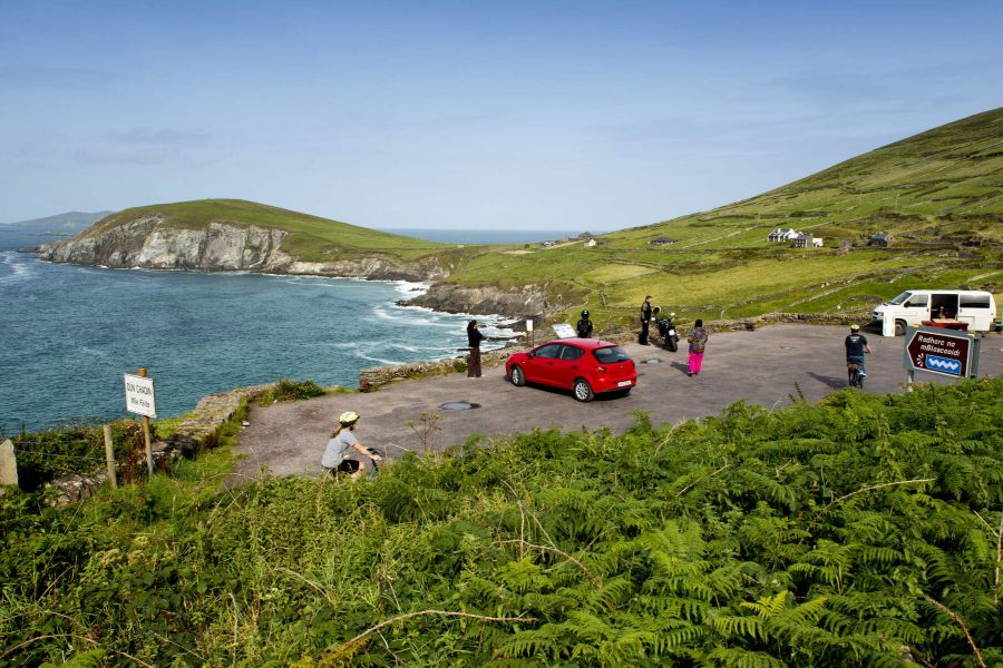 met de huurauto naar Slea Head in Dingle