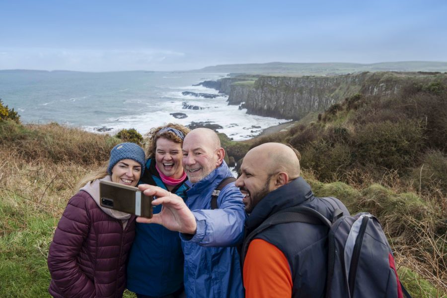 Giants Causeway Cliff Path wandeling