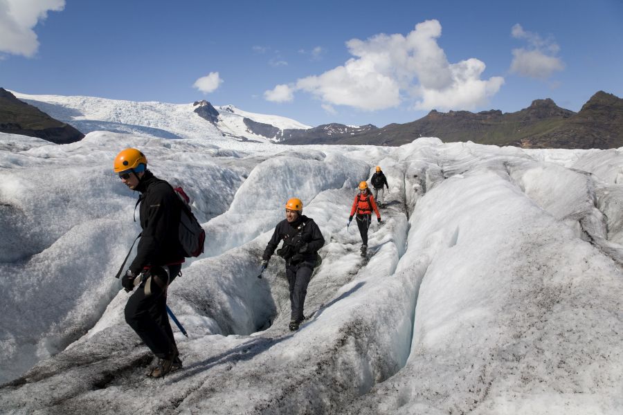 Skaftafell gletsjerwandeling IJsland