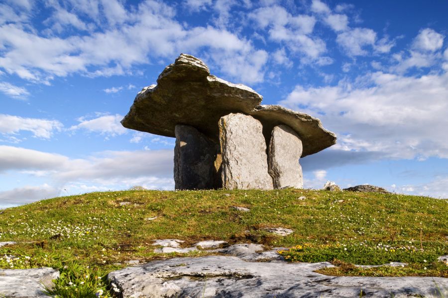 The Burren Poulnabrone dolmen