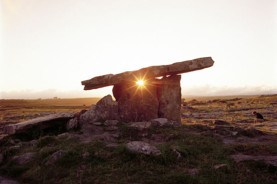 The Burren Poulnabrone dolmen