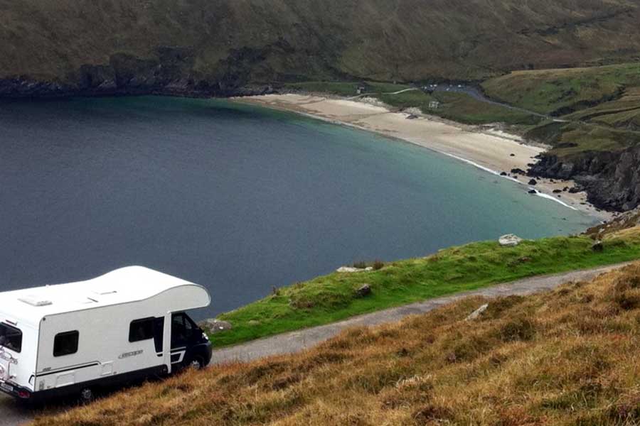 Achill Island Campers vanaf Ireland West Airport Knock