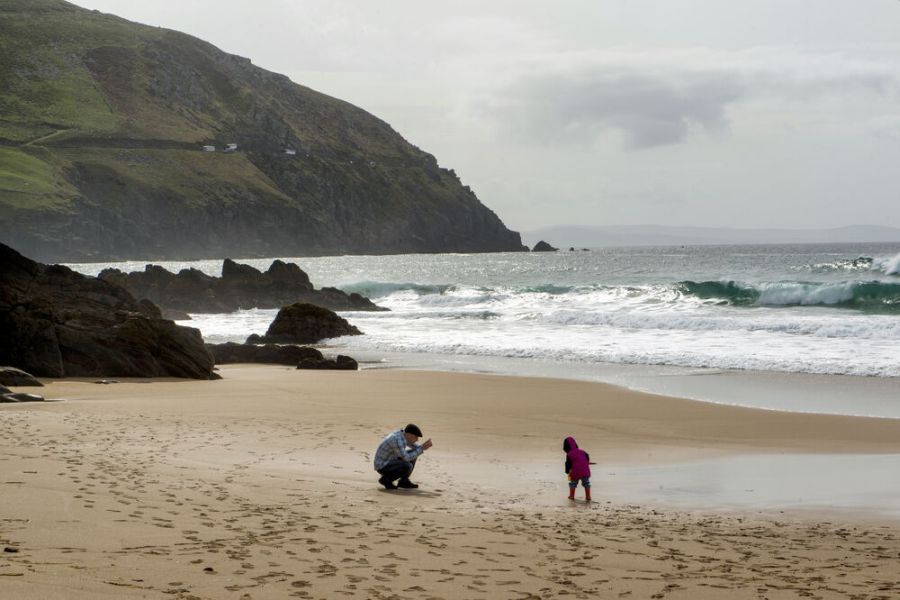 Uitwaaien op Slea Head Beach - Familie Autorondreis Westkust Ierland ontdekken