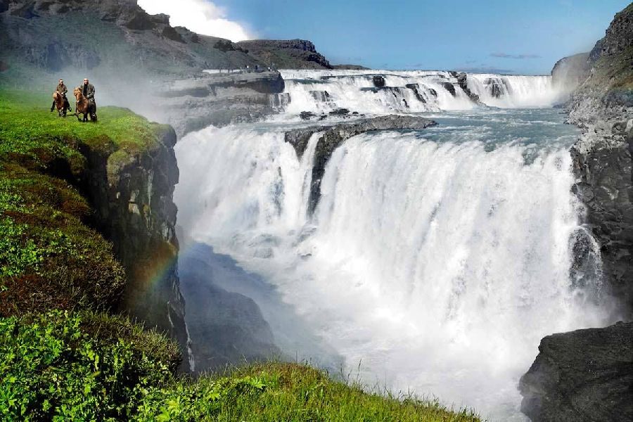 Gullfoss waterval IJsland