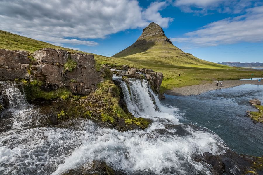 Kirkjufell berg Snaefellsnes IJsland