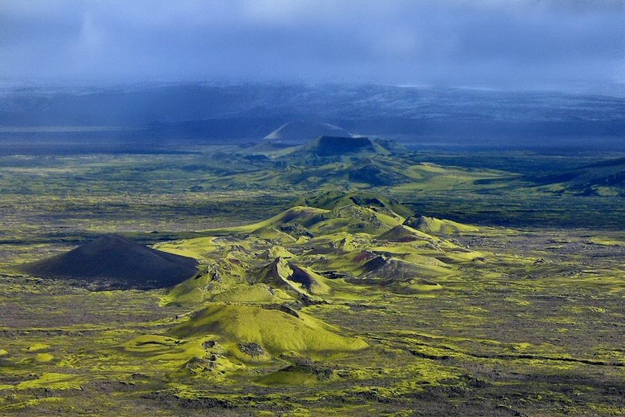 Lakagigar kraterreeks Hooglanden IJsland
