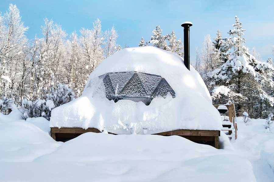 Winter glamping Trysil