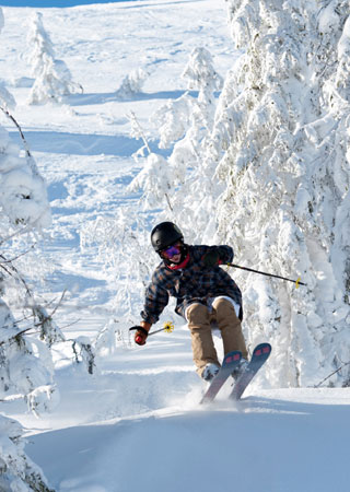 Skiën zowel on- als off-piste in Stöten, Zweden