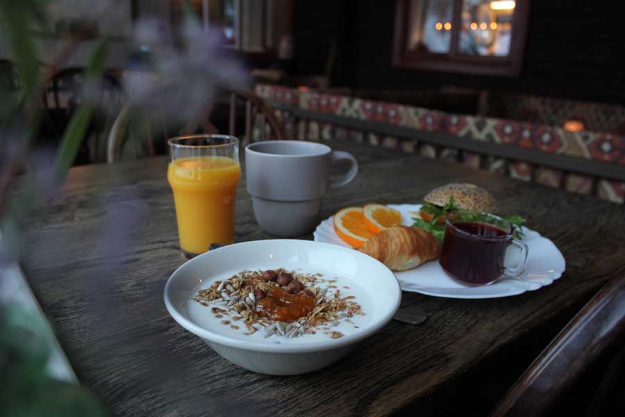 Ontbijten in het Olarsgården Hotel